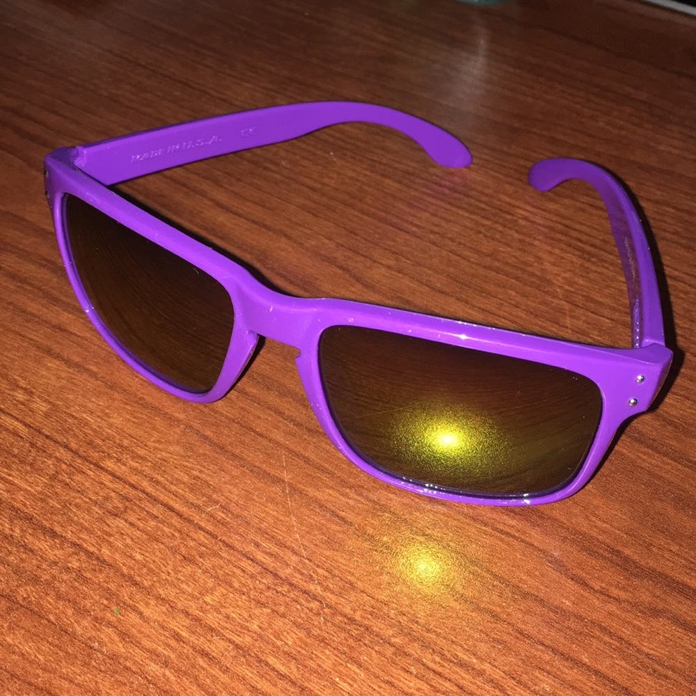 Purple Oakley Sunglasses
